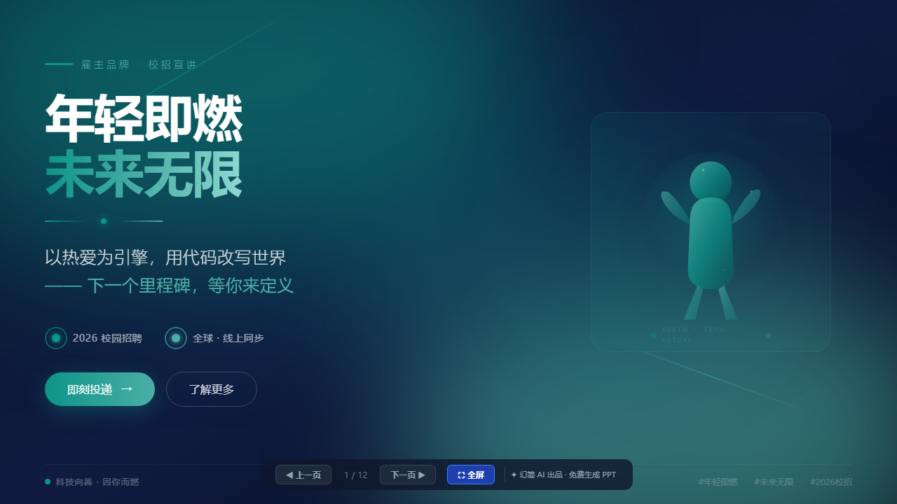 招聘宣讲/雇主品牌模板